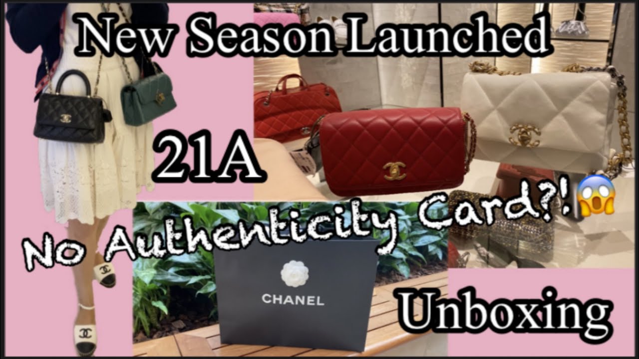 WHAT NO AUTHENTICITY CARD! Unboxing Chanel 21A Medium Classic Flap