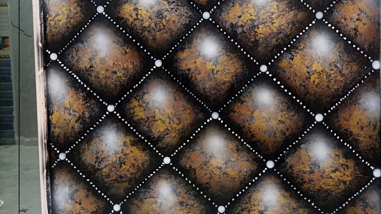 طريقة سهلة وبسيطة لعمل ديكور تنجيد 3D