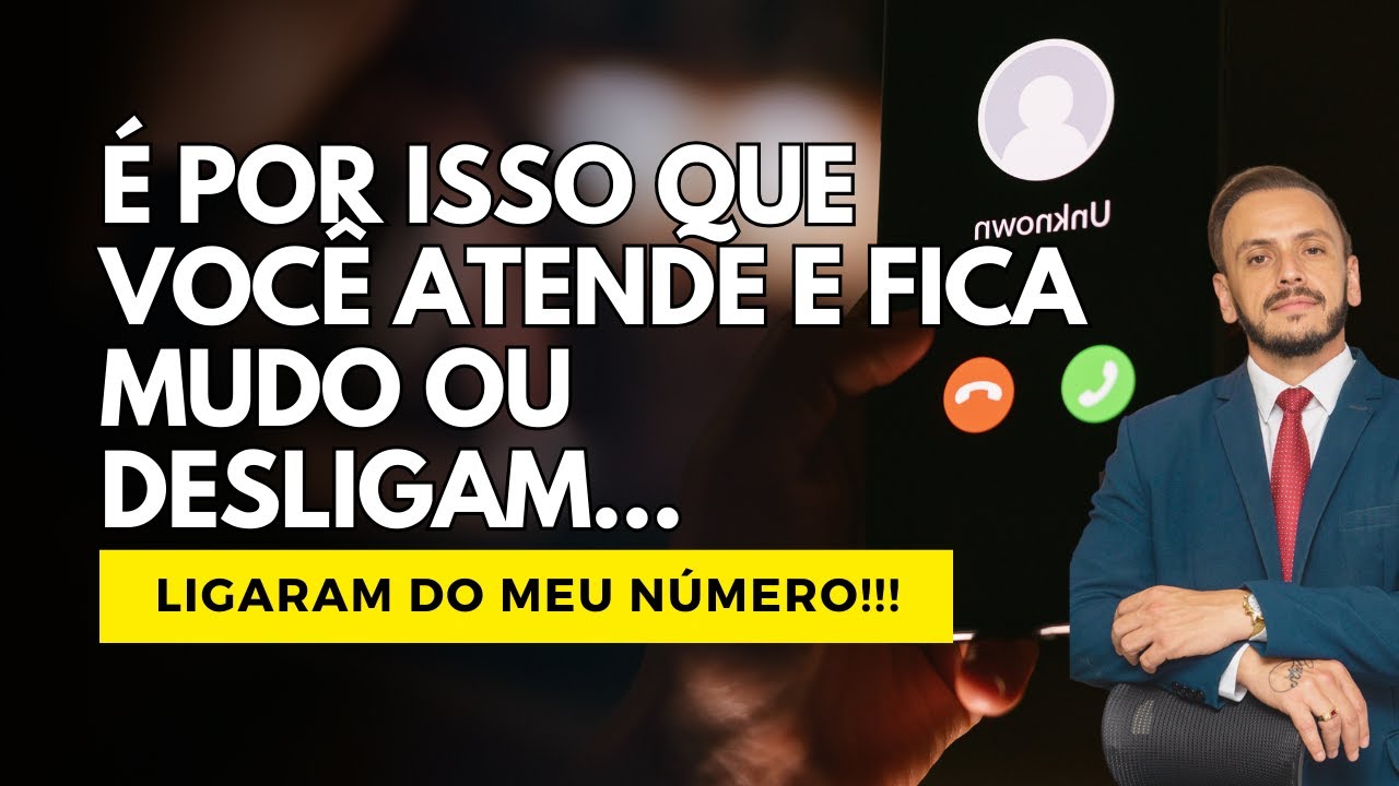Você tem 15 SEGUNDOS para NÃO CAIR no novo GOLPE da Ligação Muda ou que Liga e Desliga!
