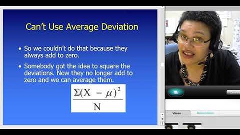 Measures of Variability Video