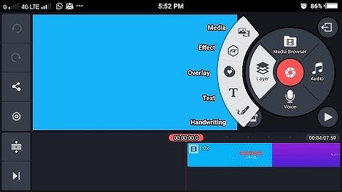 How to add media layer in kine master app