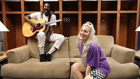 Anne -Marie sings Don't Leave me alone( Acoustic )