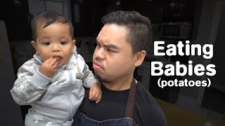 Korean Braised Baby Potatoes (GAMJA JORIM) - Banchan