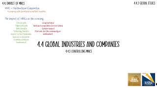 4.4 Global Industries and Companies in 14 minutes! (Edexcel A Level Business Recap)