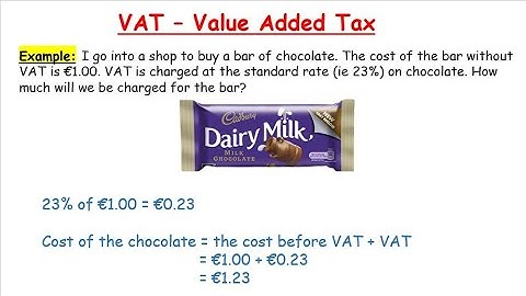 JCHL - Applied Arithmetic - VAT