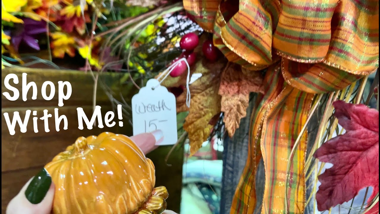 ASMR Fall Shopping! (No talking) Come with me to Portland Consignment Shop!