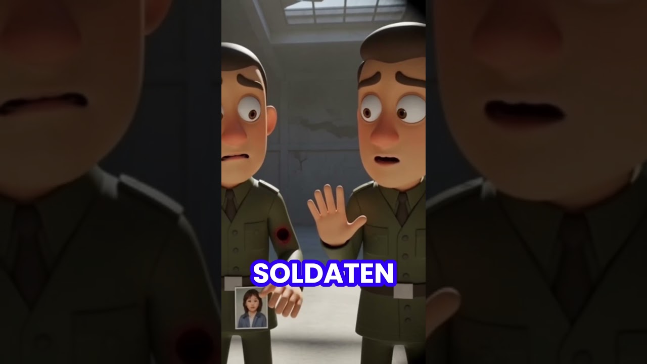 Dem Offizier wird befohlen, die drei Soldaten zu töten