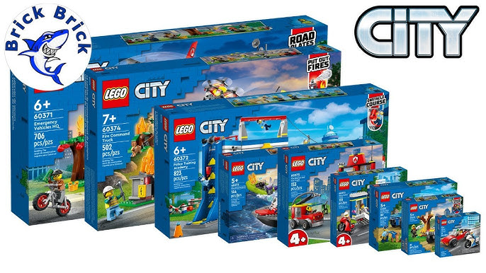 LEGO CITY - LA POURSUITE DE LA VOITURE EN MOTO DE POLICE #60392 - LEGO /  City