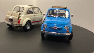 Tamiya 1/24 Fiat 500 and Fiat Abarth