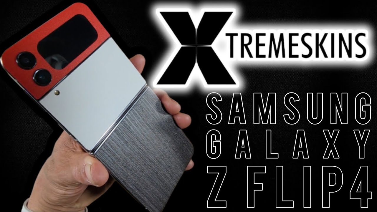 XtremeSkins Skin Install Review Samsung Galaxy Z Flip 4 Use code