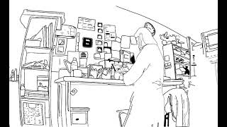 I made a one-hour timelapse video of life in 2D animation.