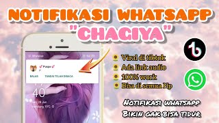 CARA MENDAPATKAN NOTIFIKASI WHATSAPP CHAGIYA!! VIRAL DI TIKTOK