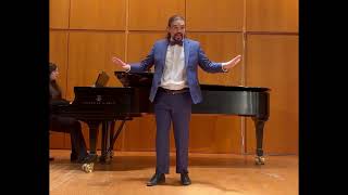 Lyric Bass-Baritone Jose Vazquez Sings Se Vuol Ballare From Le Nozze Di Figaro W.a. Mozart