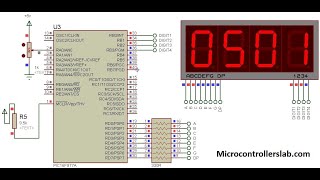 (Demo) Display ADC on 4-digit 7-Segment Display using Pic Microcontroller