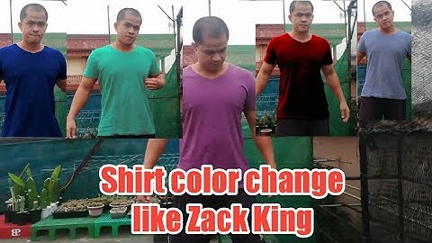 Shirt Color Change like Zach King Tutorial in Kinemaster