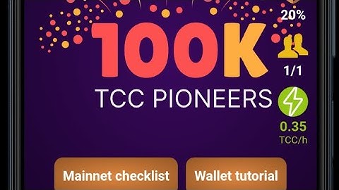 New Cloud Mining App TCC NETWORK just like Pi Network