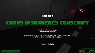 SCP: Secret Laboratory Offline Escape in 2:07 (Random Seed, Parabellum)