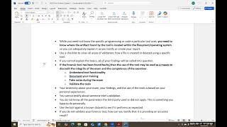 CIS27A Unit 3 Lecture: Acquisition of Evidence