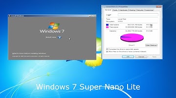 Windows 7 Super Nano Lite,The smallest copy of windows 7