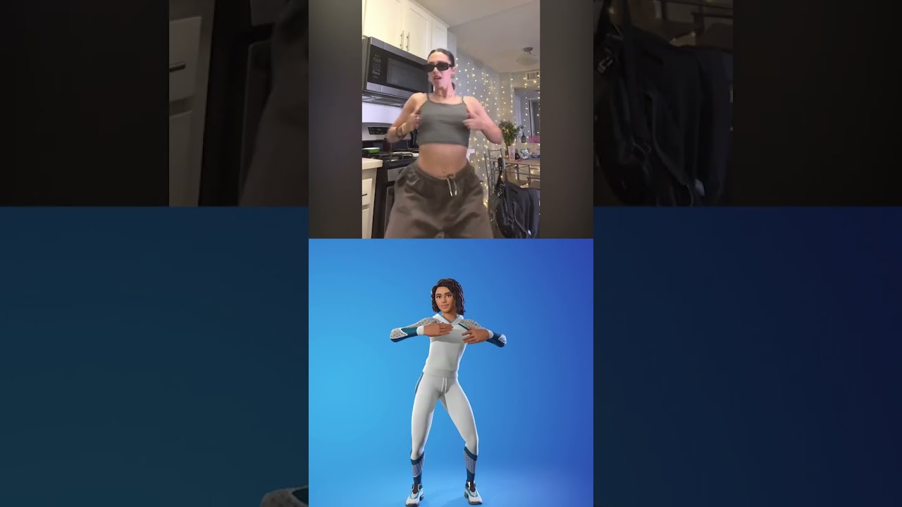 NEW Fortnite *Pump Me Up* Emote vs Real Life! (TikTok)