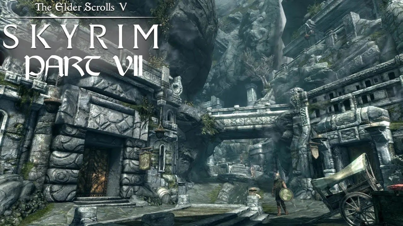 The Elder Scrolls V: Skyrim - Let's Play - Part 7 - The Dwemer City of Nchuand Zel | Auralinus