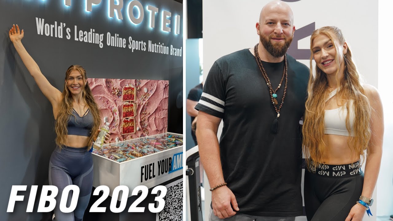 Mein Freund und ich probieren alles auf der FIBO 2023 in Köln