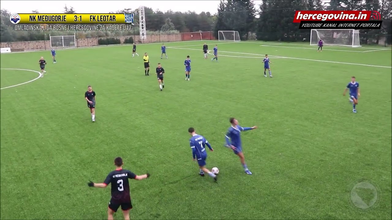 NK Međugorje U17 Vs FK Leotar U17 (skraćena snimka)
