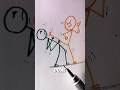 When a STICKMAN unlocks 100% POWER 🥶 #art #shorts #foryou #tutorial #satisfying #stickman