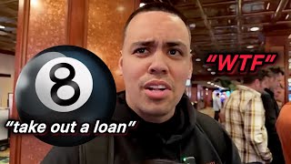 We let a MAGIC 8 BALL decide how we gambled…