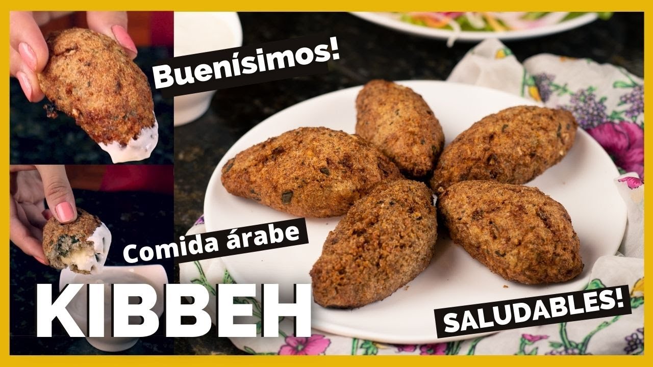 Deliciosos Kibbeh + salsa fit | Receta fácil y saludable!
