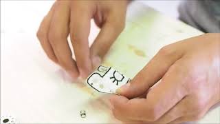 How to sew a LED on a textile?