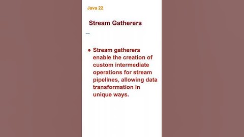 Stream Gatherers (11) #java22
