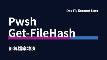 【DEX IT 概念速成】老師好幫手🤩 快速找出重複檔案 Get-FileHash Compare Files 計算檔案雜湊 Data Integrity 數據完整性 Pwsh 教學 (中文字幕)