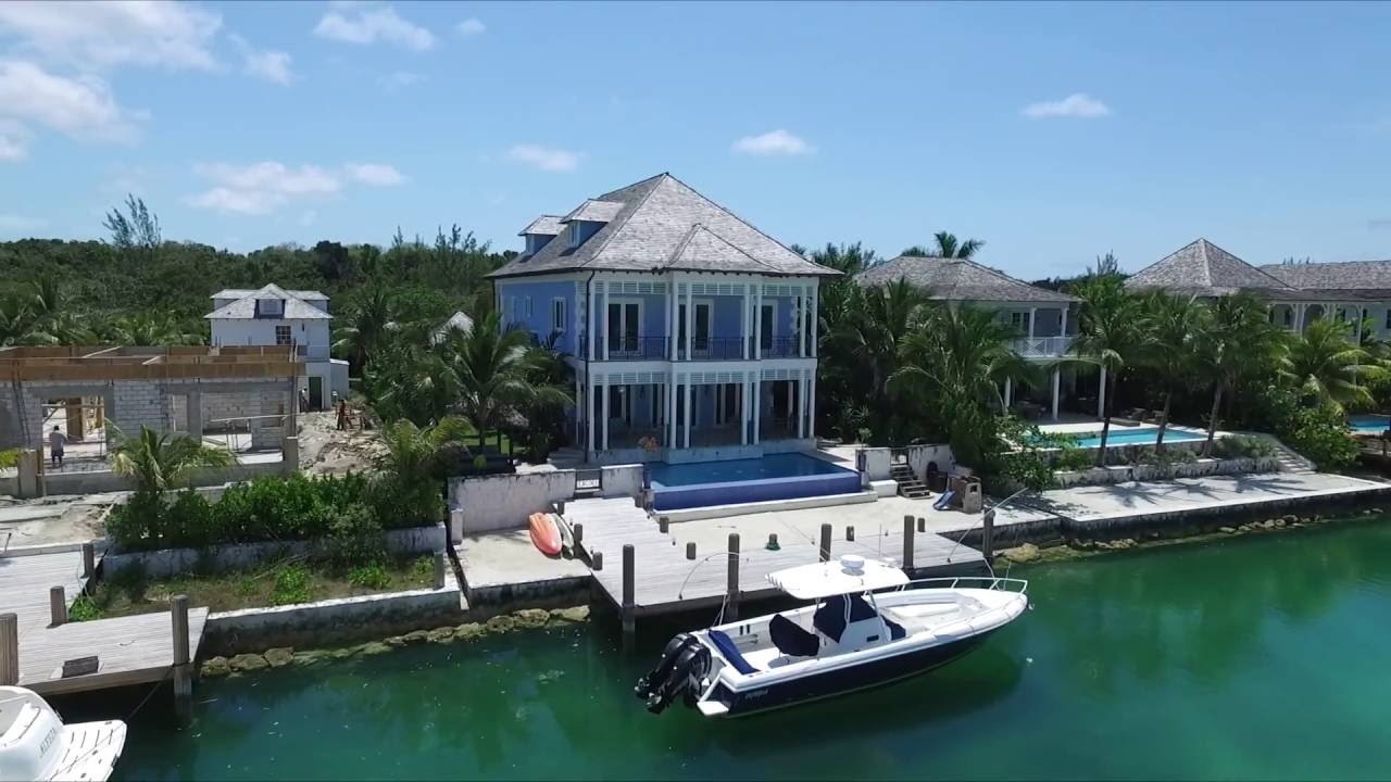 Captivating Waterfront Home in Old Fort Bay, Bahamas - YouTube