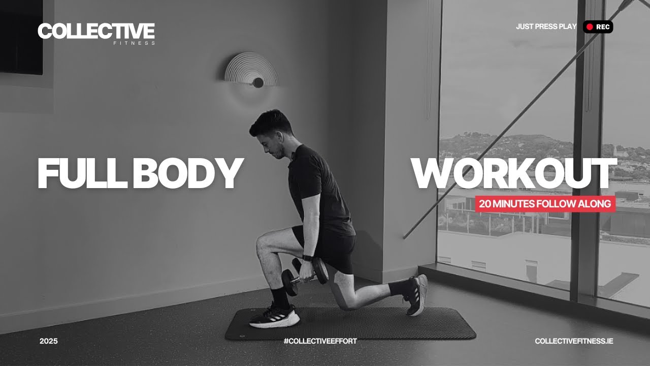 20 Minute Dumbbell Full Body Workout - No Repeat | Conor Corcoran