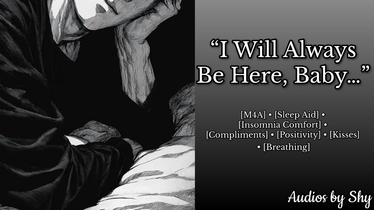 [M4A] Sweet BF helps you sleep when you feel down [Breathing] [sleep aid] [kisses]