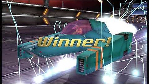 F-Zero GX Time Attack on Outer Space Meteor Stream With Hurricane 1