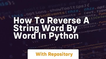 how to reverse a string word by word in python