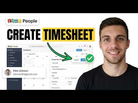 How to Create Timesheet in Zoho People 2026 (Step by Step Guide)