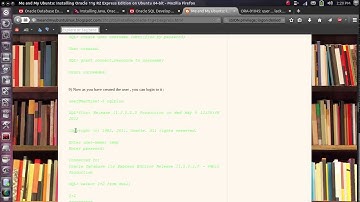 Oracle Database Express 11 Installation on Ubuntu 14.04 x64