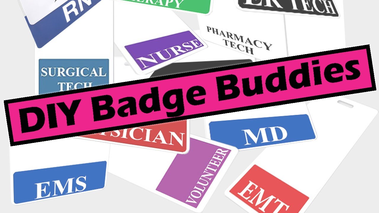 Badge Reel & Badge Buddy Vertical and Horizontal, Custom Glitter Acrylic  Badge Card, Nurse Badge Holder RN, Personalized Tags for Id Badges, Nurse Id Decor