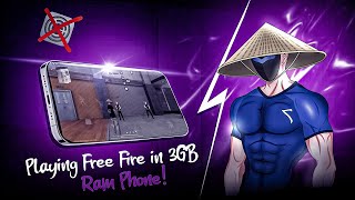PLAYING FREE FIRE IN LOW END DEVICE 😭💔 1 v 1 CUSTOM Challenge 😂🙏