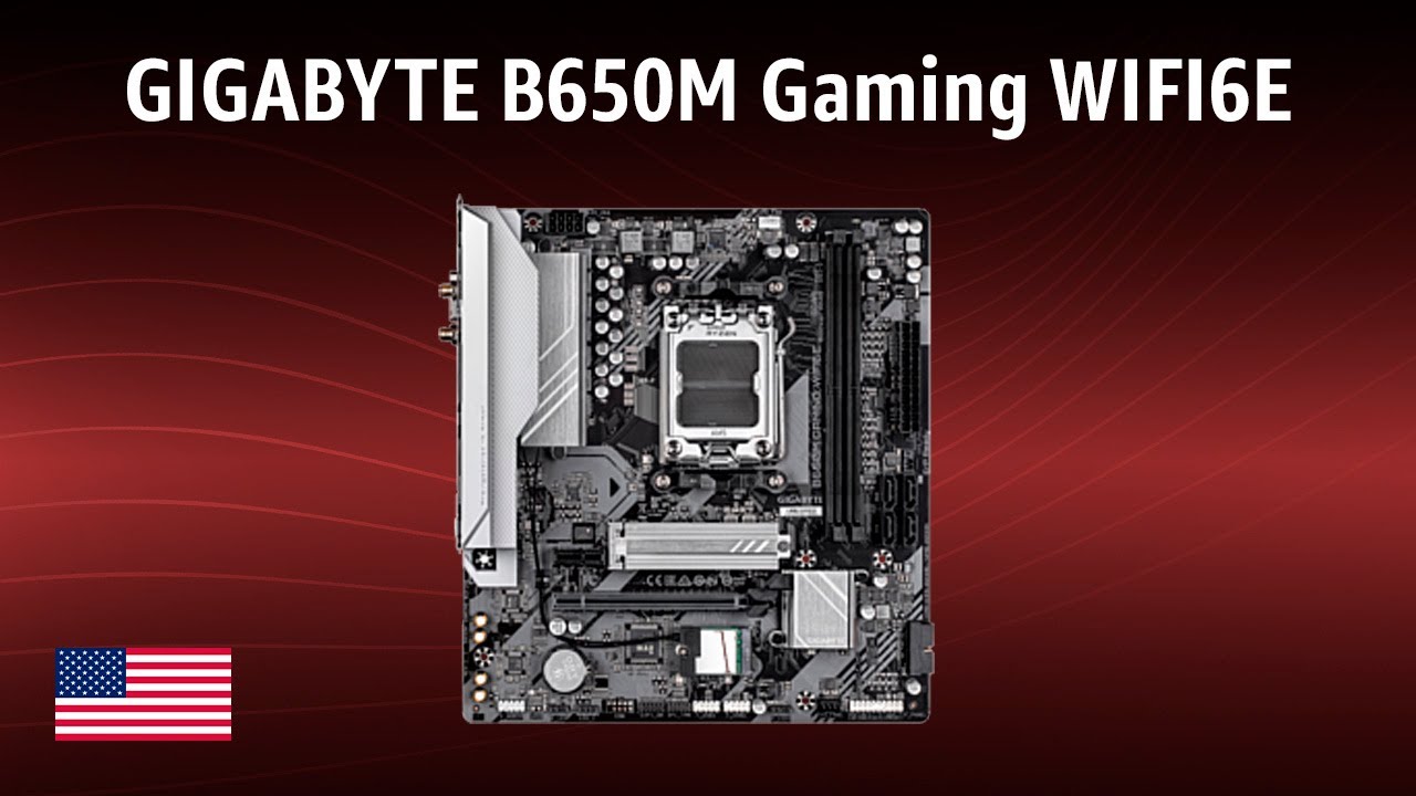 Материнская плата GIGABYTE B650M Gaming WIFI6E | ТЕСТ | Английский