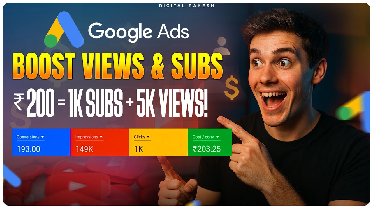 How to Get More Views & Subscribers Using YouTube Ads Google Ads ...