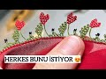 43/ Herkes Bu Modeli Arıyordu! 😍 Kalpli İğne Oyası Yapımı / Heart Needle Lace Tutorial / DIY Crafts