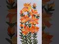Many Flowers painting using acrylic paint #shorts #flowerpainting #art
