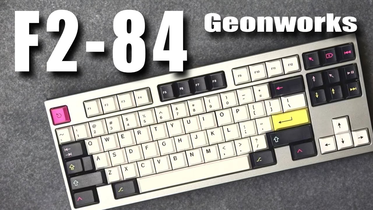 Geonworks F2-84 Cookies and Cream自作キーボード Geonworks F2-84 Cookies and Cream自作キーボード