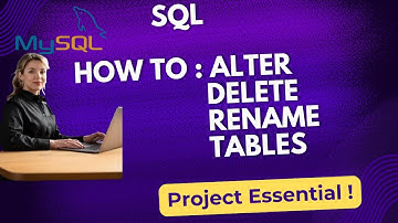 SQL Made Easy: How to Alter, Delete, and Rename Tables | #sqlforbeginners #sqlqueries #sql