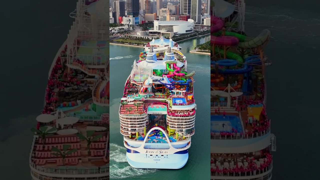 1198 FEET LONG 🤯 ICONIC 🚢 #iconoftheseas