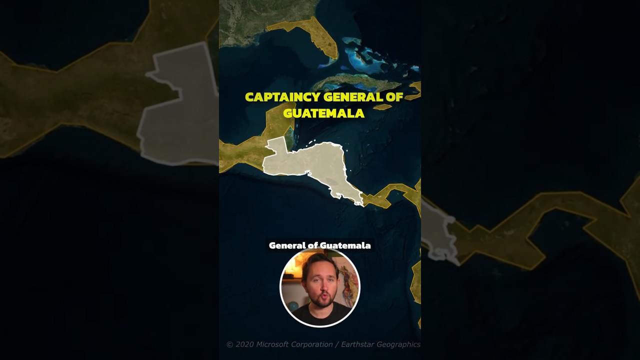 How Central America Went From 1 Country To 5 #history #costarica #geography  #centralamerica